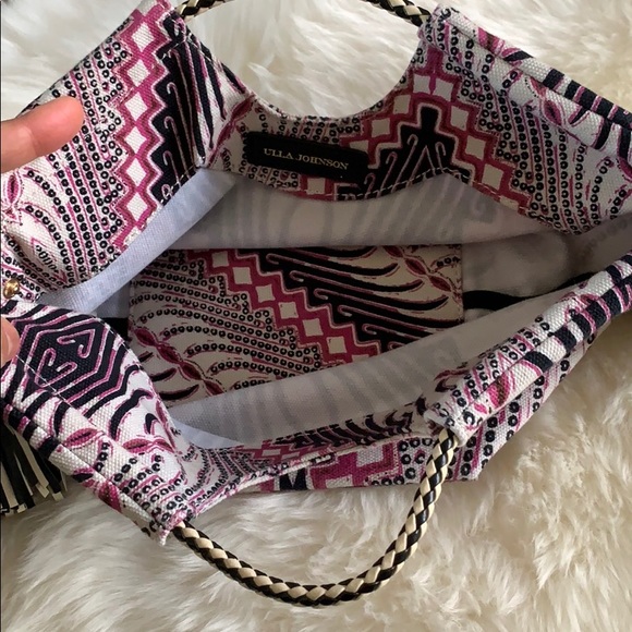 NEW ULLA JOHNSON MINI Pink LALI TOTE bag - Picture 6 of 15